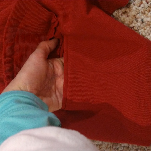 Size X's SNIDEL DOUBLE LAYERED RUFFLE HEM BOHO KAWAII SKIRT RED - Picture 16 of 16